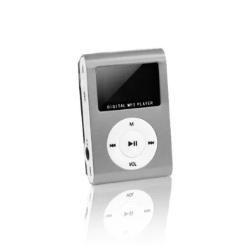 MP3-плеер Setty с LCD-дисплеем и наушниками, серебристый