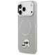 Karl Lagerfeld Karl & Choupette Pins MagSafe vāciņš iPhone 17 Pro Max - pelēks | Phone Case Cover