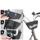 Rockbros G011 velosipēda stūres soma 0.7 l, melna