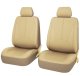 Automašīnas sēdekļu pārvalku komplekts, Bēšs | A set of Universal Eco Leather Car Seat Covers
