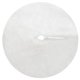 Ruhhy Christmas Tree Skirt 120 cm, White