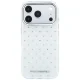 Чехол Karl Lagerfeld IML Rhinestones для iPhone 17 Pro / 18 Pro, белый
