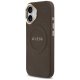 Guess Peony Hot Stamp MagSafe Phone Case Cover iPhone 17 - Brown