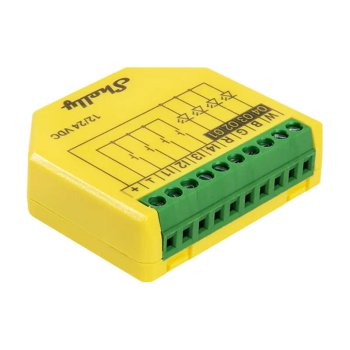 Viedais LED lenšu kontrolieris Shelly Plus RGBW PM WiFi/Bluetooth