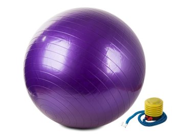 Фитнес-мяч - Фиолетовый, 65 см | Exercise Fitness Gym Ball
