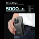 Spigen Essential EA2205MQ 5000mAh 22.5W Qi2 ārējais akumulators, melns