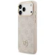 Чехол Guess 4G Strass Logo MagSafe для iPhone 18 Pro Max и 17 Pro Max, розовый
