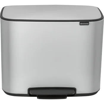 Мусорное ведро с педалью Brabantia Bo 36 л, белое