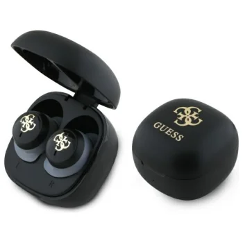 Guess GUTWSJ144ESK TWS Bluetooth In-Ear Headphones with Charging Case, Black