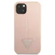 Guess Saffiano Triangle vāciņš Apple iPhone 13 mini, rozā