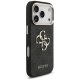 Guess 4G Big 4G Classic Logo Phone Case Cover iPhone 17 Pro - Black and Gold