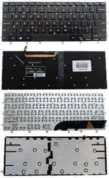 Клавиатура Dell Inspiron 7558, 7568, XPS 15 9550, 9560, 9570, US, с подсветкой