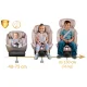 Nukido Aero Line bērnu autokrēsliņš 0-36 kg Isofix, bēšs