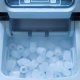 Ruhhy 00025565 Ice Maker 12kg/24h, Black Inox