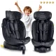 Nukido Aero Line Bērnu autosēdeklis 0-36 kg (40-150 cm) Isofix, Melns