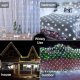 LED gaismas tīkls 3x3m (240 LED) iekštelpām un āram, auksti balts