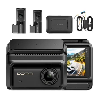Видеорегистратор DDPAI Z90T 4G, 3 камеры, 4K, GPS, Wi-Fi 6, экран 3 дюйма