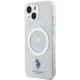 Apple iPhone 15 6.1\'\' US Polo Magsafe Collection Case Cover (USHMP15SUCIT), Transparent | Чехол Кейс...