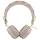 Беспроводные накладные наушники Guess Peony Script GUBH70EPOSMW, коричневые