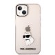 Karl Lagerfeld Ikonik Choupette iPhone 14 Plus vāciņš Pink