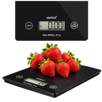 Elektroniskie virtuves svari Zortiva, 5 kg / 1 g, LCD