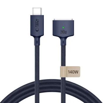 Кабель Tech-Protect MMC01 Ultraboost USB-C - MagSafe 3 140W 300 см для MacBook, темно-синий