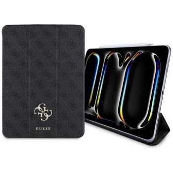 Чехол-книжка Guess Magnetic 4G Big Logo для iPad Pro 11" 2024, черный