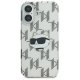 Apple iPhone 16 6.1\'\' Karl Lagerfeld IML Choupette Head Electroplated Cover Case, Clear