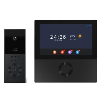 Видеодомофон Tuya Wi-Fi 2-проводной, 7" экран, RFID и детекция движения