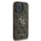 Чехол Guess для iPhone 16 Pro Max 4G Big Logo, коричневый