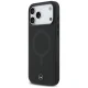 Mercedes iPhone 17 Pro Max vāciņš Plain Smooth Leather MagSafe, melns