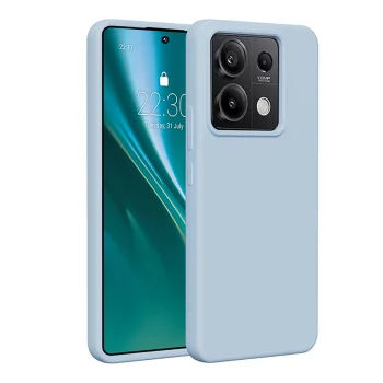 Etteri Silicone Case vāciņš Xiaomi Redmi Note 13 Pro 5G, gaiši zils