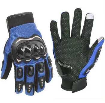 Taktiskie Militārie Moto Velo Sporta Aizsargcimdi, L izmērs, Zils | Military Sports Protective Motorcycle Gloves Dark...