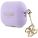 Guess Silicone 4G Strassed Charm Case for AirPods Pro 2, Purple
