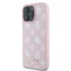 Guess iPhone 16 Pro Case Peony Script Logo MagSafe, Pink