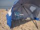 Folding 2-in-1 Beach Umbrella and Tent with UV Filter, 240 cm