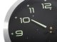 Wall clock fluorescent large silent glowing numbers stars 30cm