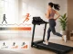 Electric Home Treadmill, Bluetooth, 12 km/h, up to 120 kg, Black