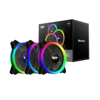 Комплект вентиляторов для ПК Darkflash DR12 PRO 3in1 120x120 мм ARGB, черный