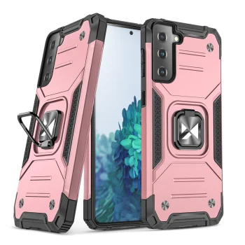 Бронированный чехол Wozinsky Ring Armor для Samsung Galaxy S22 Ultra, золотой