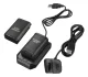 Комплект аккумуляторов для Xbox 360 с USB зарядкой, 2 шт., черный