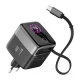 Tīkla lādētājs Newell GaN 70 W TFT ar integrētu USB-C kabeli