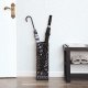 Modern Metal Umbrella Stand for Hallway, Black