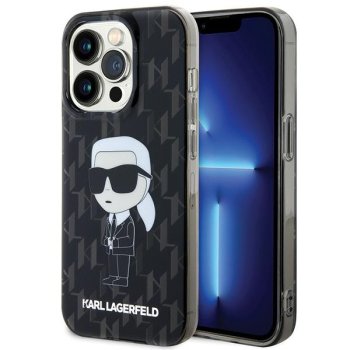 Karl Lagerfeld Monogram Ikonik vāciņš iPhone 15 Pro Max - caurspīdīgs | Phone Case Cover Transparent