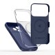 Tech-Protect silikona MagSafe maciņš iPhone 17 Pro Max tālrunim – tumši zils | Phone Case Cover
