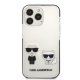 Karl Lagerfeld чехол для iPhone 13 Pro Max Karl & Choupette Белый
