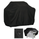 Waterproof BBQ Grill Tarpaulin XXL Cover 190 x 71 x 117 cm, Black