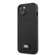 Чехол Karl Lagerfeld Saffiano Plaque для iPhone 13 mini, Черный