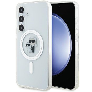 Samsung Galaxy S24+ Plus (SM-S926) Karl Lagerfeld IML Karl & Choupette MagSafe Cover Case, Transparent