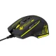 Wozinsky WMGK-1181W vadu optiskā spēļu pele 7200 DPI, melna un dzeltena